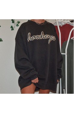 Relaxed Fit Sweatshirt for a Casual Meet-Up HF3110-03-02